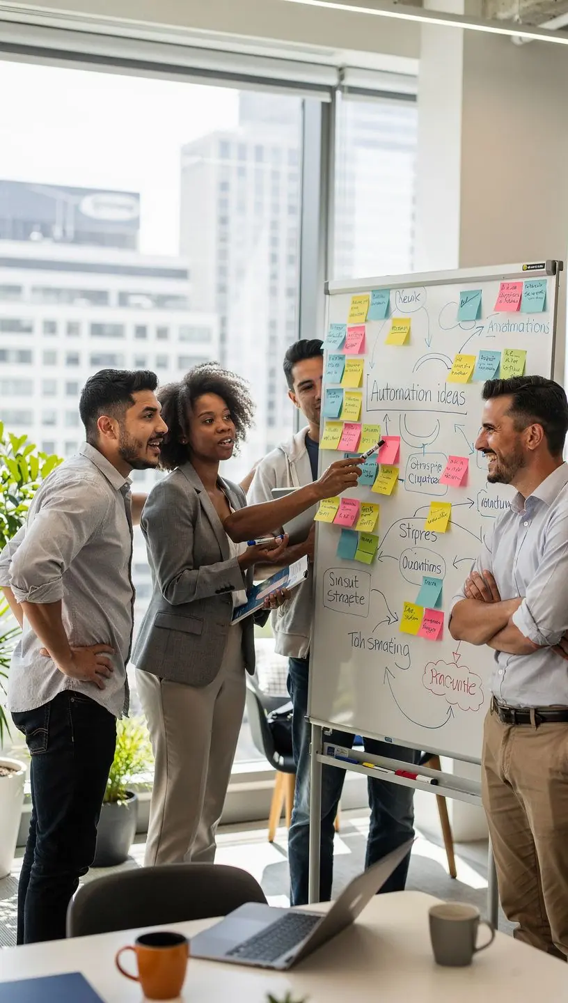 AI-driven automation streamlining data entry processes.